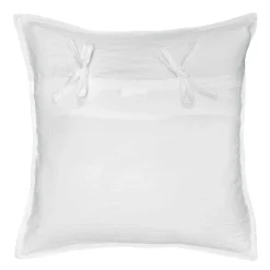 DOUCEUR D'INTERIEUR Housse de coussin carrée (60 cm) Mellow Chic e Gris Sale