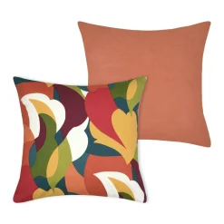 STOF Housse de coussin carrée coton (40 x 40 cm) Pekan Multicolore Hot