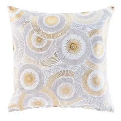 douceur d'intu017drieur Housse de coussin carrée coton (40 x 40 cm) Eclipse Écru Ecru Online