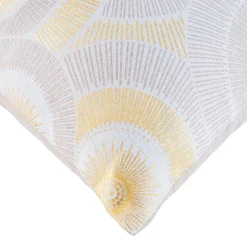 douceur d'intu017drieur Housse de coussin carrée coton (40 x 40 cm) Eclipse Écru Ecru Online