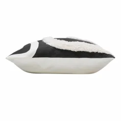 DOUCEUR D'INTERIEUR Housse de coussin carrée coton (40 x 40 cm) Mirade e Noir