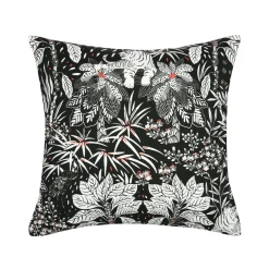 STOF Housse de coussin carrée coton (40 x 40 cm) Bengali e Noir Outlet