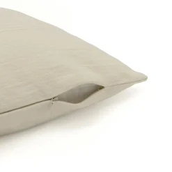 EMINZA Housse de coussin carrée coton tissé (40 x 40 cm) Léa pampa Beige Best