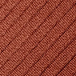 EMINZA Housse de coussin carrée coton tissé (40 x 40 cm) Léa Terracotta Clearance