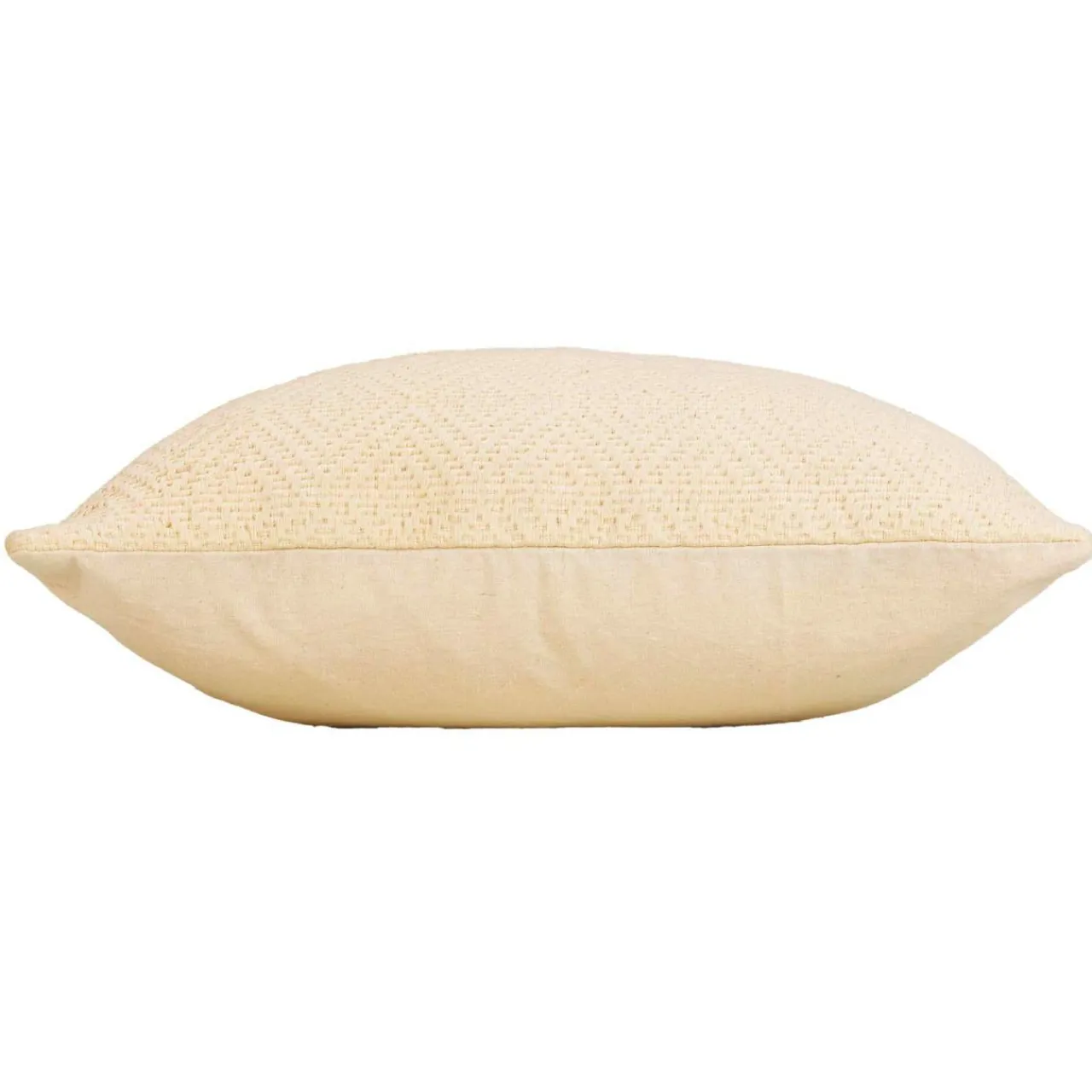 douceur d'intu017drieur Housse de coussin carrée en coton (40 x 40 cm) Sylvia Ecru