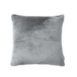 EMINZA Housse de coussin carrée flanelle (45 x 45 cm) Didou Gris clair Best