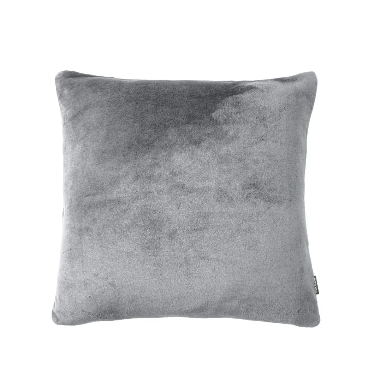EMINZA Housse de coussin carrée flanelle (45 x 45 cm) Didou Gris clair Best