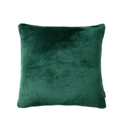 EMINZA Housse de coussin carrée flanelle (45 x 45 cm) Didou e Vert Best