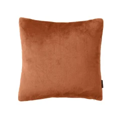 EMINZA Housse de coussin carrée flanelle (45 x 45 cm) Didou Cuivre Discount