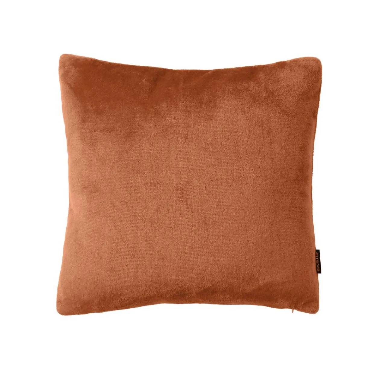 EMINZA Housse de coussin carrée flanelle (45 x 45 cm) Didou Cuivre Discount