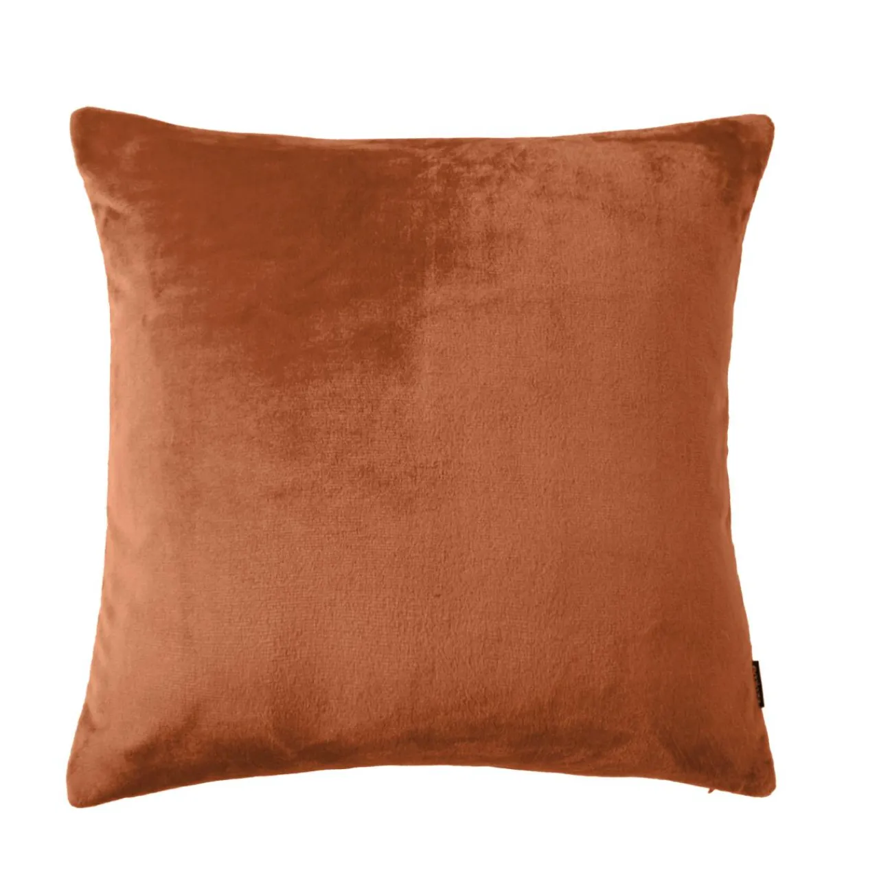 EMINZA Housse de coussin carrée flanelle (60 x 60 cm) Didou Cuivre Hot