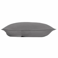 DOUCEUR D'INTERIEUR Housse de coussin carrée microfibre (40 x 40 cm) Romane Gris Anthracite Hot