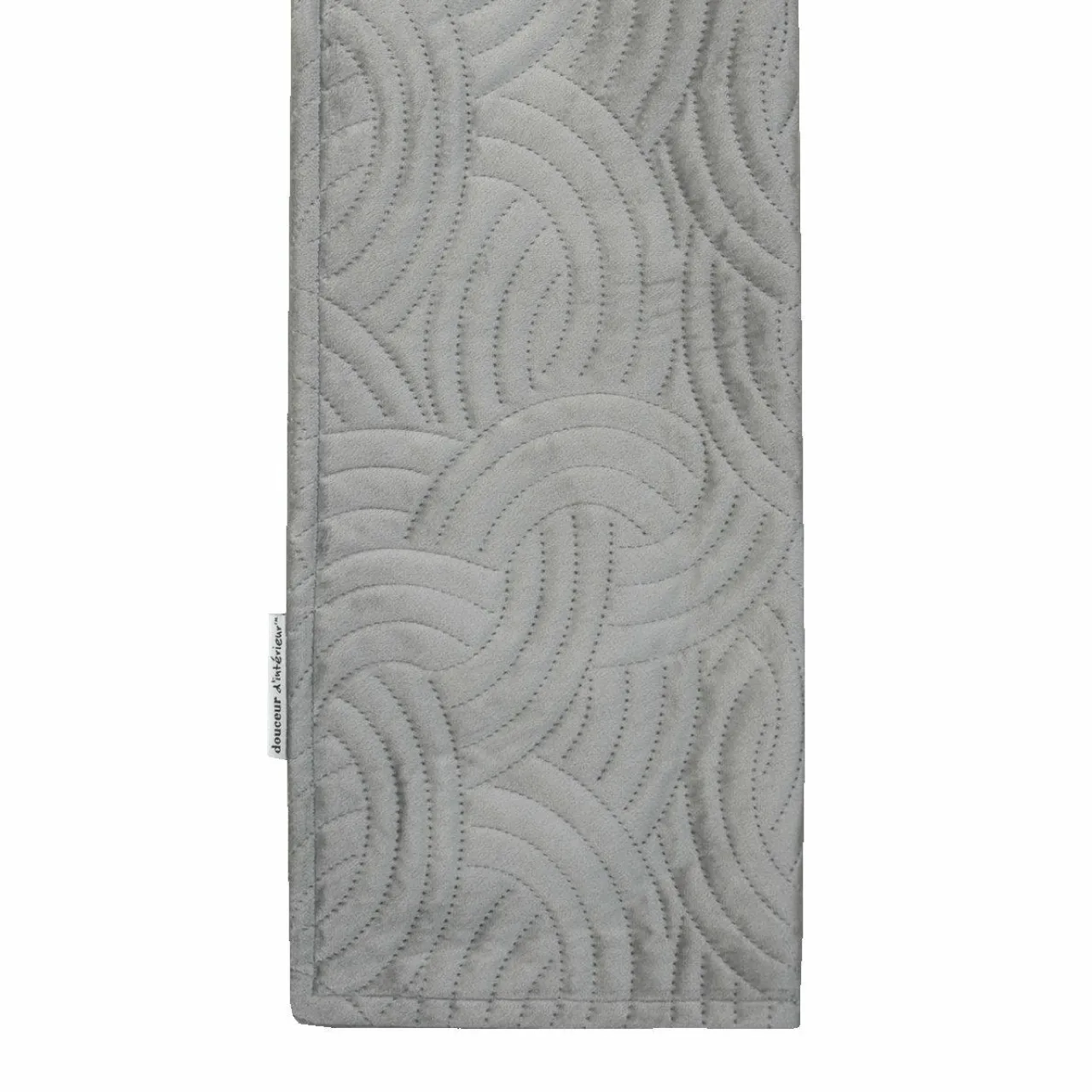 DOUCEUR D'INTERIEUR Housse de coussin carrée velours (60 x 60 cm) Solange e Gris Sale