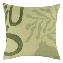 OSTARIA Housse de coussin carrée (40 x 40 cm) Botan e Vert New