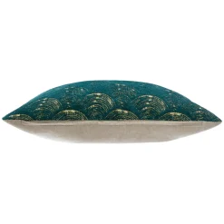 ATMOSPHERA Housse de coussin carrée (40 x 40 cm) Cali Vert cèdre Vert sapin Hot
