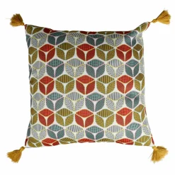 OSTARIA Housse de coussin carrée (40 x 40 cm) Cocktail Multicolore Sale