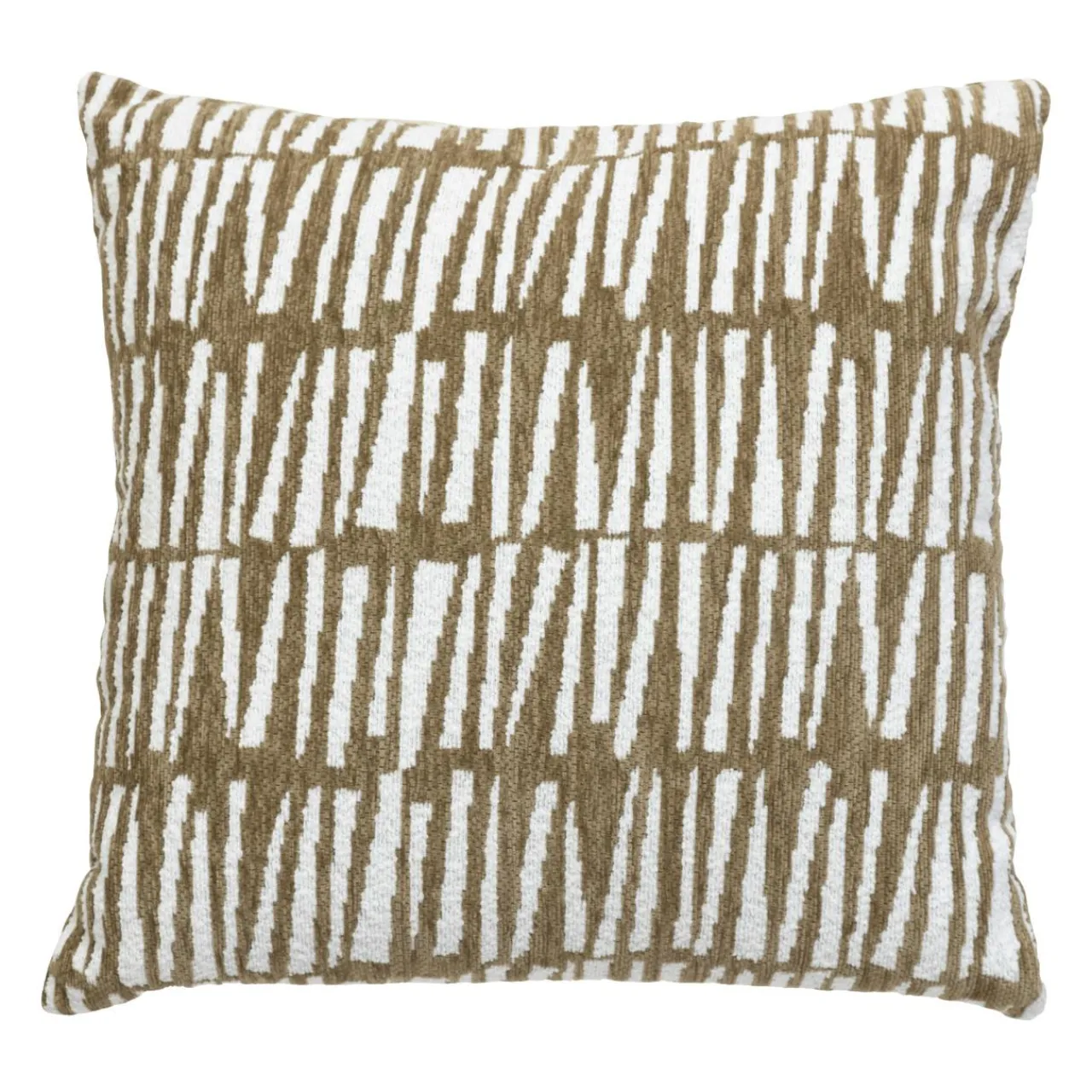 Atmosphera, cru017dateur d'intu017drieur Housse de coussin carrée (40 x 40 cm) Jeni Vert kaki Clearance