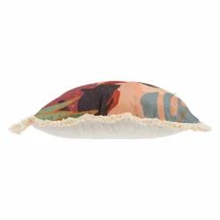 OSTARIA Housse de coussin carrée (40 x 40 cm) Nature Multicolore Outlet