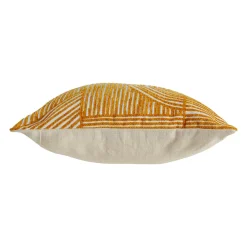 OSTARIA Housse de coussin carrée (40 x 40 cm) Saha Jaune Sale