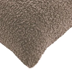douceur d'intu017drieur Housse de coussin carrée (40 x 40 cm) Woolen Beige Sale