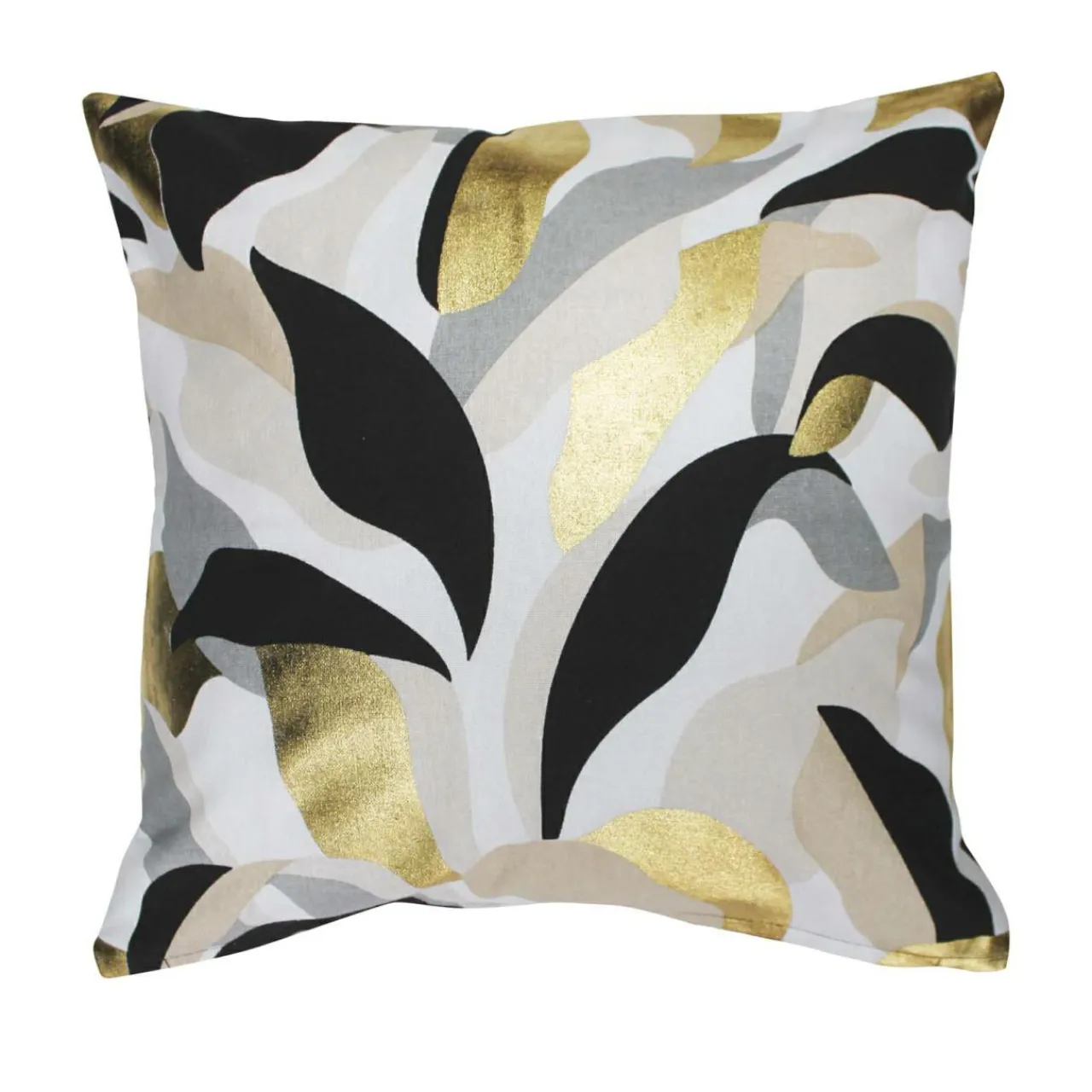 DOUCEUR D'INTERIEUR Housse de coussin coton (40 x 40 cm) Yeliz Or Hot