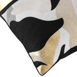 DOUCEUR D'INTERIEUR Housse de coussin coton (40 x 40 cm) Yeliz Or Hot