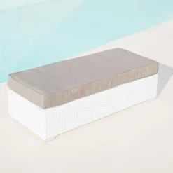 MOBELLIA Housse de coussin de remplacement pour Banquette 2 places Palma Taupe Clearance