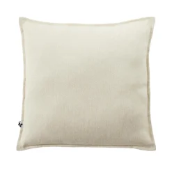 L'effet papillon Housse de coussin extérieur carrée (45 x 45 cm) Naia Ecru Best