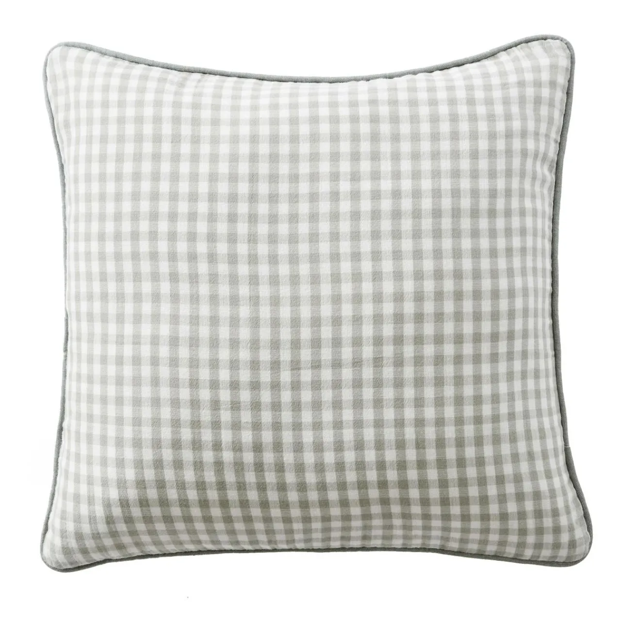 EMINZA Housse de coussin extérieur carrée (45 x 45 cm) Vickie Vert eucalyptus Vichy eucalyptus Sale