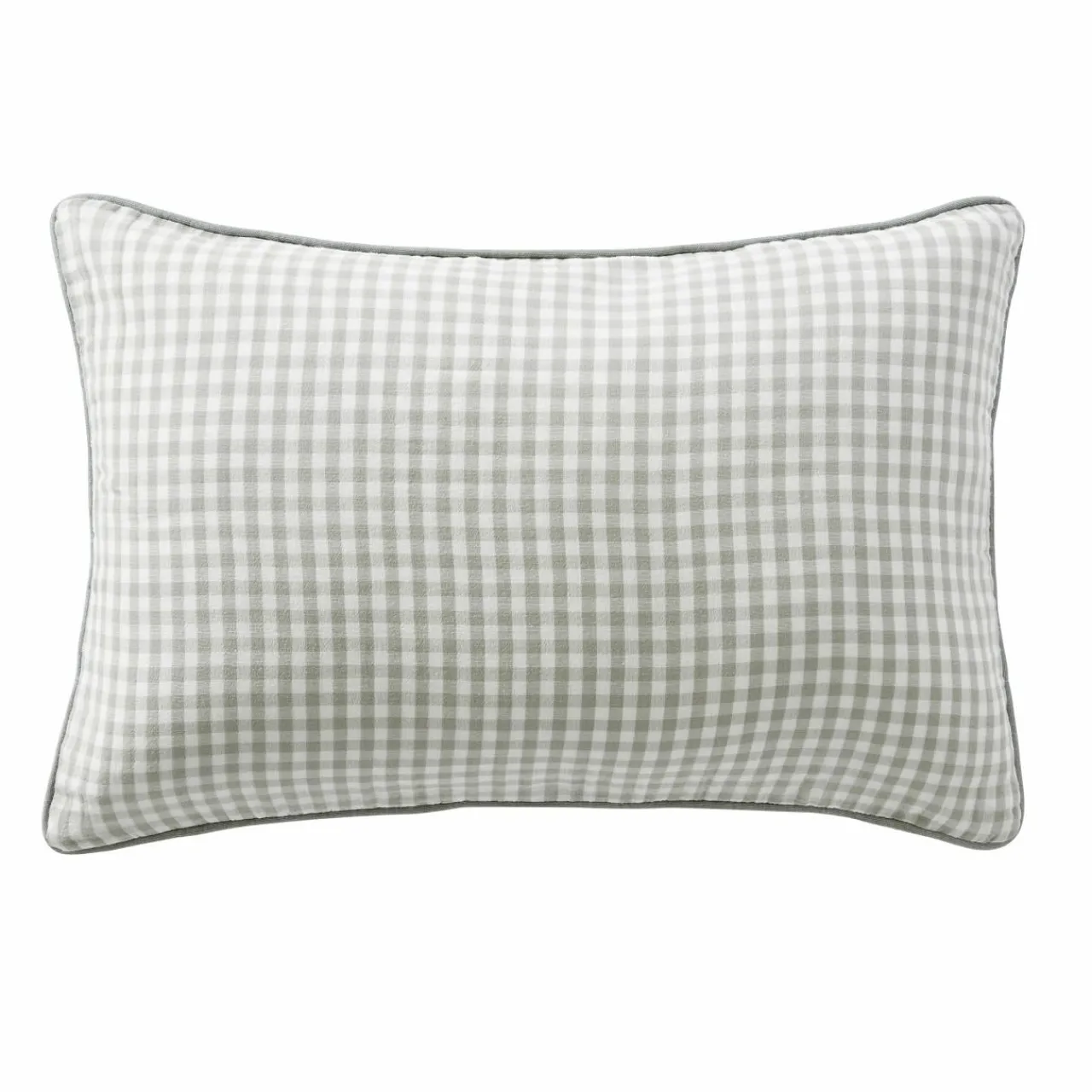 EMINZA Housse de coussin extérieur rectangulaire (40 x 60 cm) Vickie Vert eucalyptus Vichy eucalyptus New