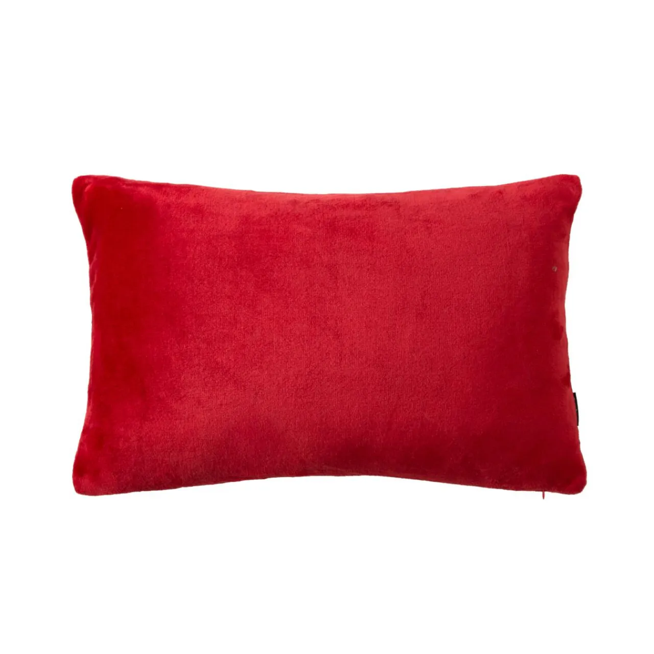 EMINZA Housse de coussin rectangulaire flanelle (40 x 60 cm) Didou Rouge Discount