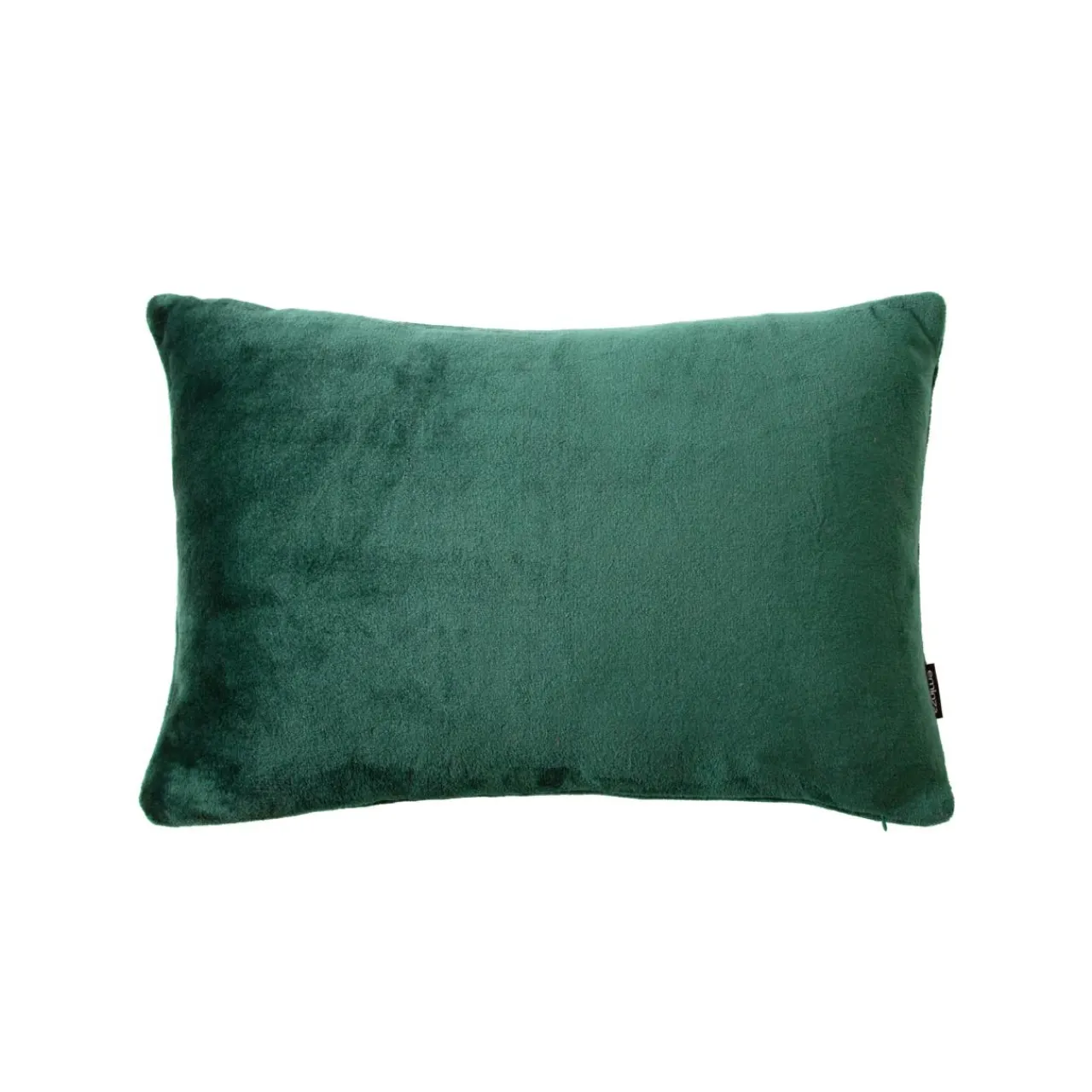 EMINZA Housse de coussin rectangulaire flanelle (40 x 60 cm) Didou e Vert
