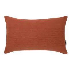 EMINZA Housse de coussin rectangulaire coton tissé (30 x 50 cm) Léa Terracotta Best