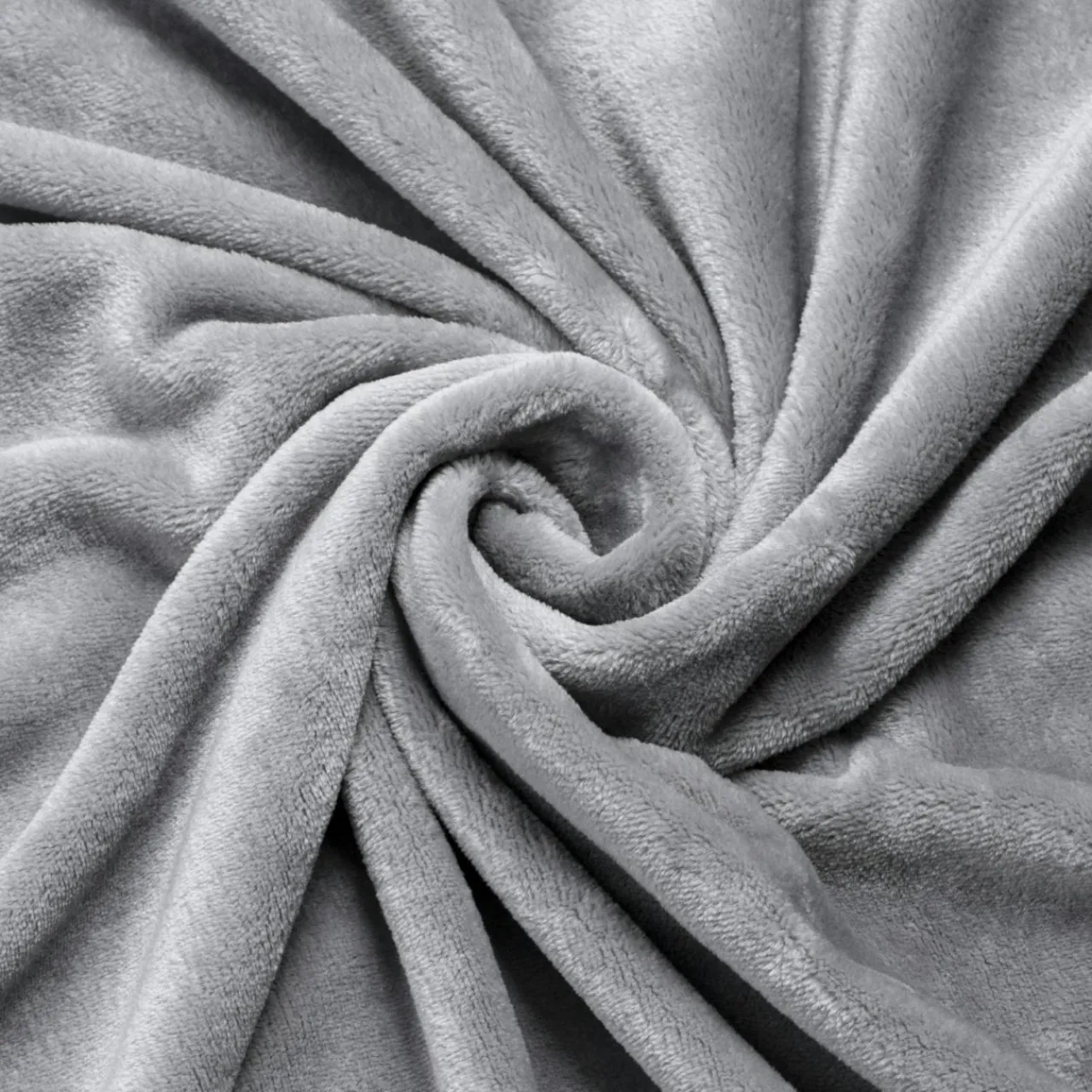 EMINZA Housse de coussin rectangulaire flanelle (40 x 60 cm) Didou Gris clair New