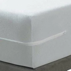 BLEU CALIN Housse de matelas intégrale anti-punaises de lit (180 x 200 cm) Ombeline he Blanc Outlet