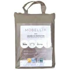 MOBELLIA Housse de protection Imperméable pour Salon de jardin (175 x 175 cm) Gris Online