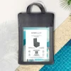 MOBELLIA Housse de protection Imperméable pour Pile de Chaises (H80/120 cm) Gris Hot