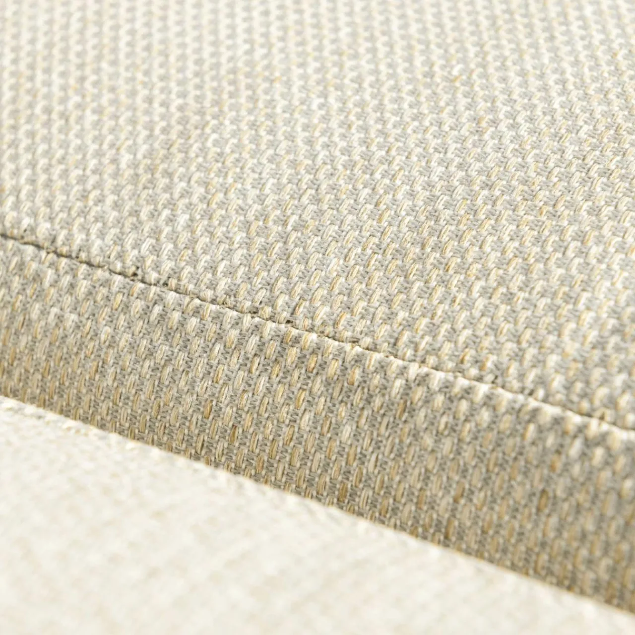 MOBELLIA Housses de coussin de remplacement pour Canapé 2 places Elba Beige Hot