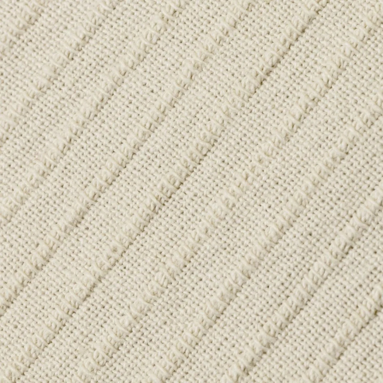 EMINZA Jeté de lit coton tissé (130 x 160 cm) Léa pampa Beige New