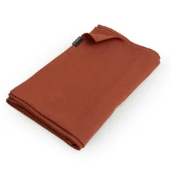 EMINZA Jeté de lit coton tissé (130 x 160 cm) Léa Terracotta Hot