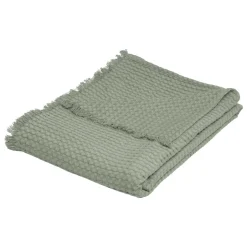 ATMOSPHERA Jeté de lit coton (130 x 180 cm) Widdy céladon Vert New