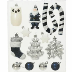 KAEMINGK Kit de décoration de sapin de Noël Manaé Argent Best