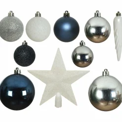 KAEMINGK Kit de décoration de sapin de Noël Novae multi Blanc Online