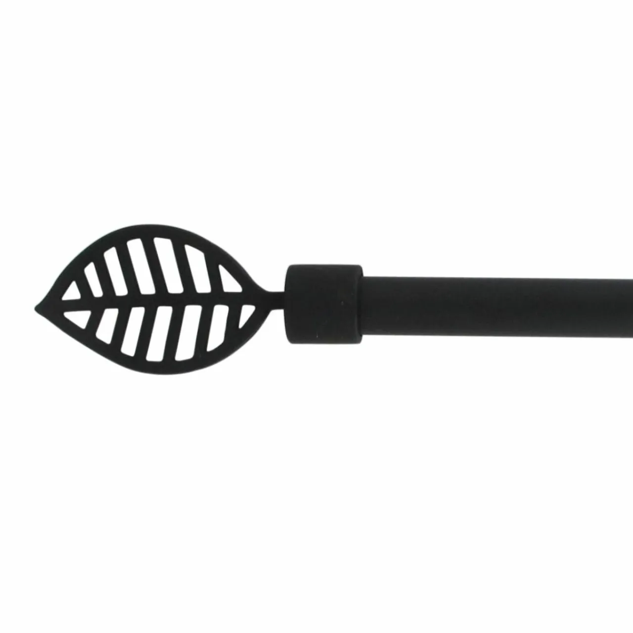 LUANCE Kit de tringle extensible (L120 - L210 cm / D16 mm) Sevigne mat Noir New
