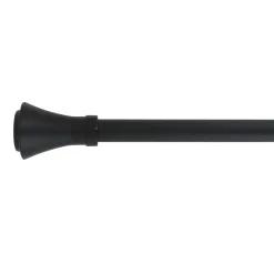 LUANCE Kit de tringle extensible (L210 - L380 cm / D19 mm) Brasserie Mat Noir Clearance