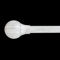 LUANCE Kit de tringle extensible (L210 - L380 cm / D19 mm) Touch of Zen et Or Blanc Discount