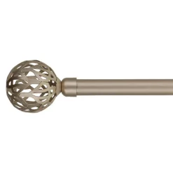 LUANCE Kit de tringle rideau extensible (L210 - L380 cm / D19 mm) Vintage mat Or Sale