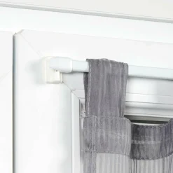 LUANCE Kit de 2 tringles extensibles ovales (60 à 80 cm) Blanc Best