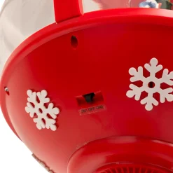 JJA Lampadaire de Noël illuminé et animé (H150 cm) Boule Neige tombante Rouge Online