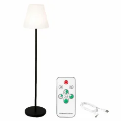 #N/A Lampadaire extérieur sans fil rechargeable USB LED (H150 cm) Brooklyn Noir Best